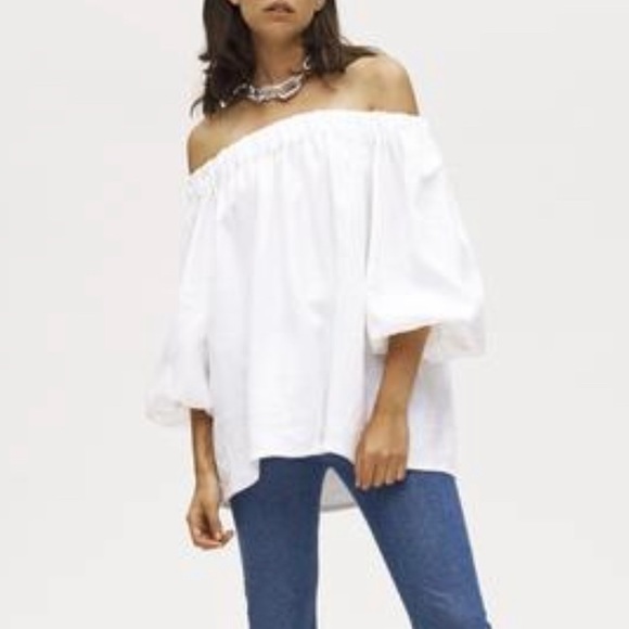 eliza faulkner Tops - Eliza Faulkner Linen Blouse